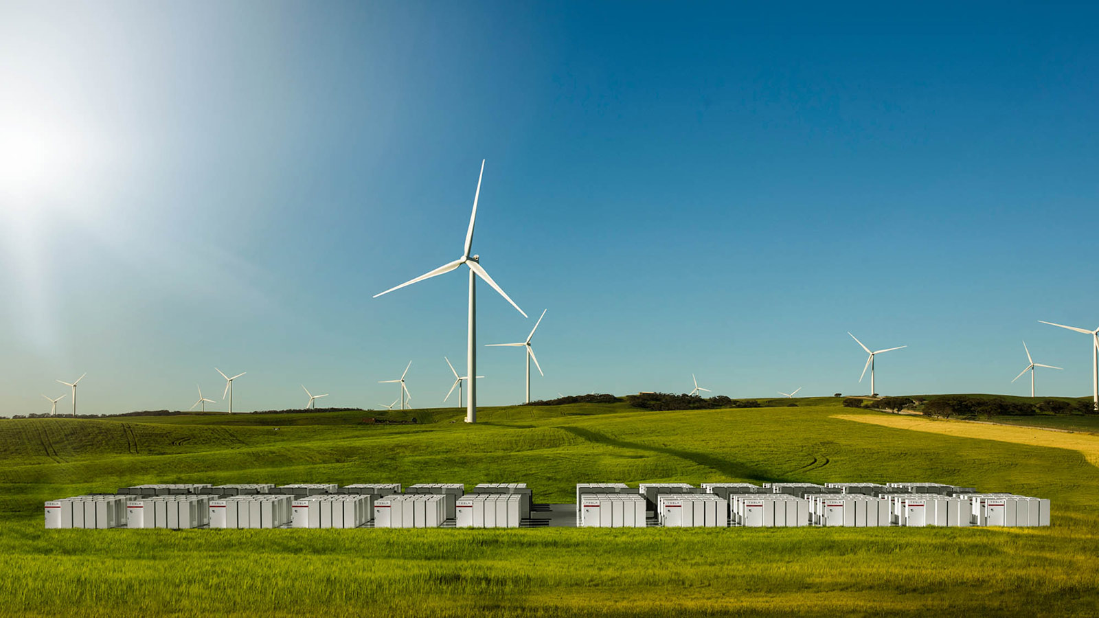 Tesla Powerpack in Australia.