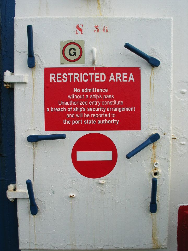 Restricted Area.