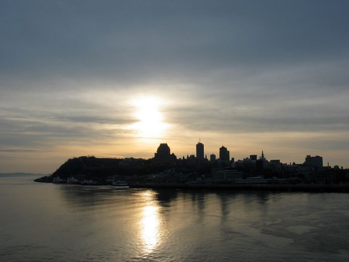 Quebec skyline.